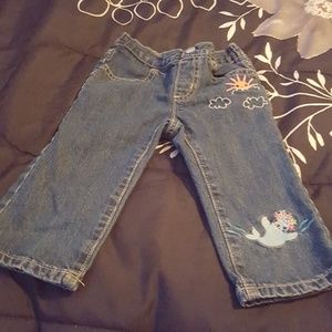 Gymbore 3T girls embroidered jeans